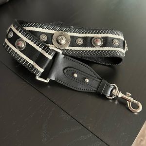 Studded bag strap guitar strap